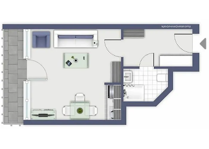 Strandhotel App. 63 Apartmán
